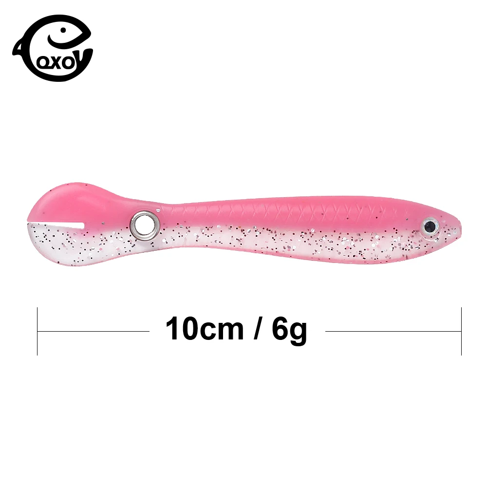 QXO 5pcs/Lot Fish Soft Lure Bionic Loach 10cm sea fishing accessories Silicone Bait goods float ALL FOR FISH tools bait boat