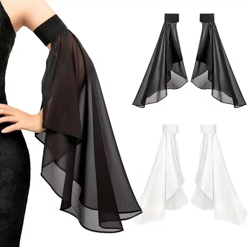 novo-par-de-mangas-longas-destacaveis-para-mulheres-protetoras-do-sol-simples-e-decorativas-em-tule-transparente-para-casamento-e-uso-diario