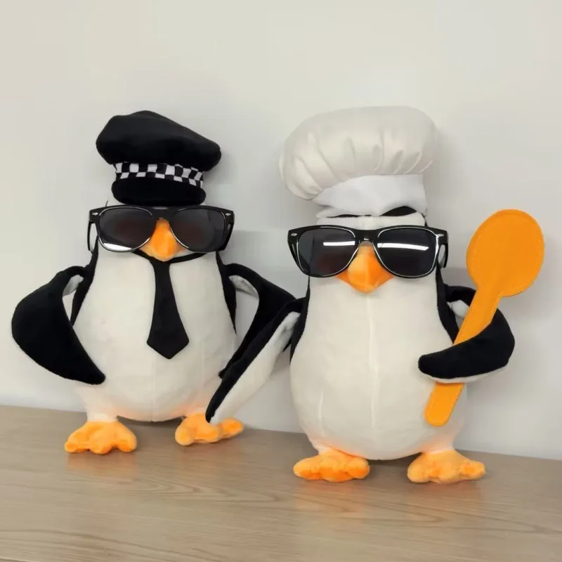 

Funny Abstract Penguin Plush Doll Creative Stuffed Toy Adorable Birthday Gift for Girls and Best Friends Daily Room Decoration