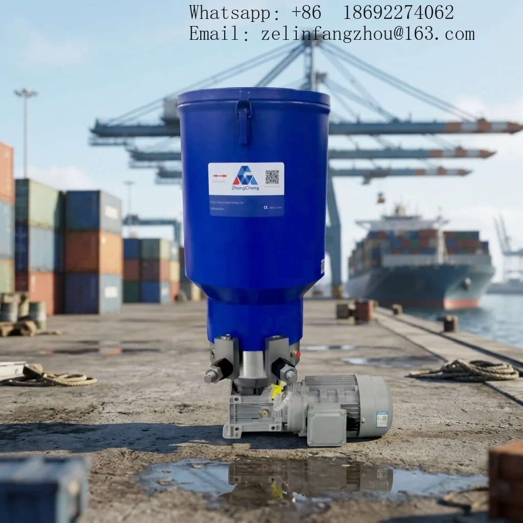 ZCHGU01 ZCHGU02 Two Line Lubrication Pump 400 Bar High Pressure IP65 10L 30L for Heavy Equipment ZPU01 ZPU02 Replacement