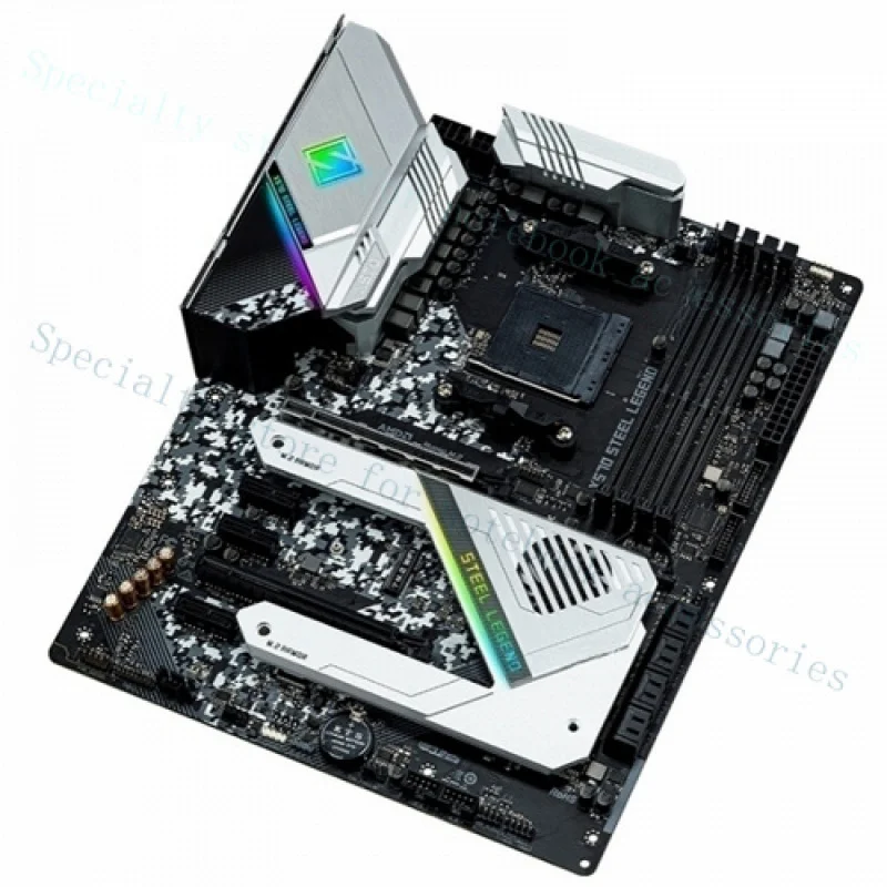 A++ASRock X570 Steel Legend AMD4 support Ryzen 3800X 5950X CPU Motherboard