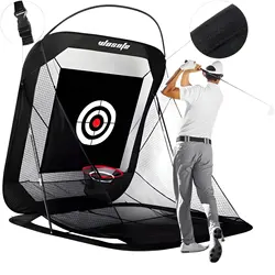 Golf Chipping Net Golfing Target Net Swing Training Golf Equipment for Swing Practice Indoor Outdoor Gift for Golf Lovers