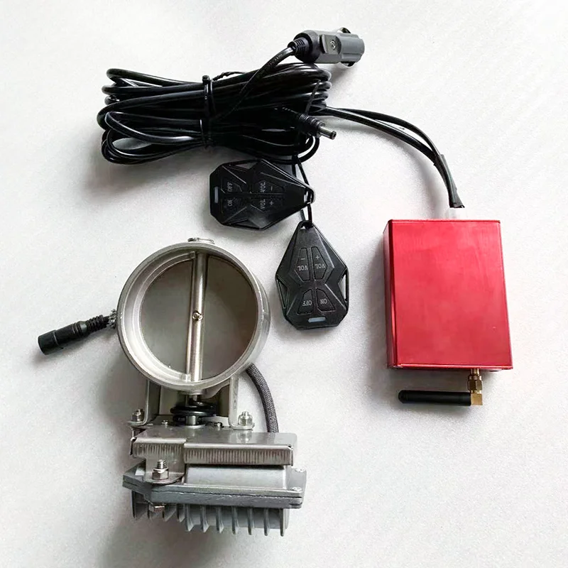 Car Exhaust Cutout Electric Valve System Sound Changed Remote Controller Switch Adjustable Kit