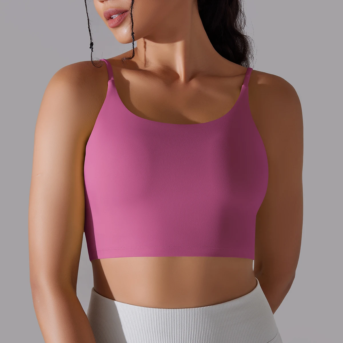 Women Yoga Bra Sports Underwear Soft Running Quick DryTank Top Fitness Gym Padded Bralette Shockproof Bra Beautiful Back