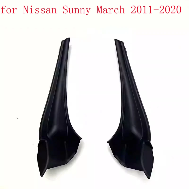for Nissan March Sunny 2011-2020 Leaf panel wiper deflector Front windshield lower corner trim panel