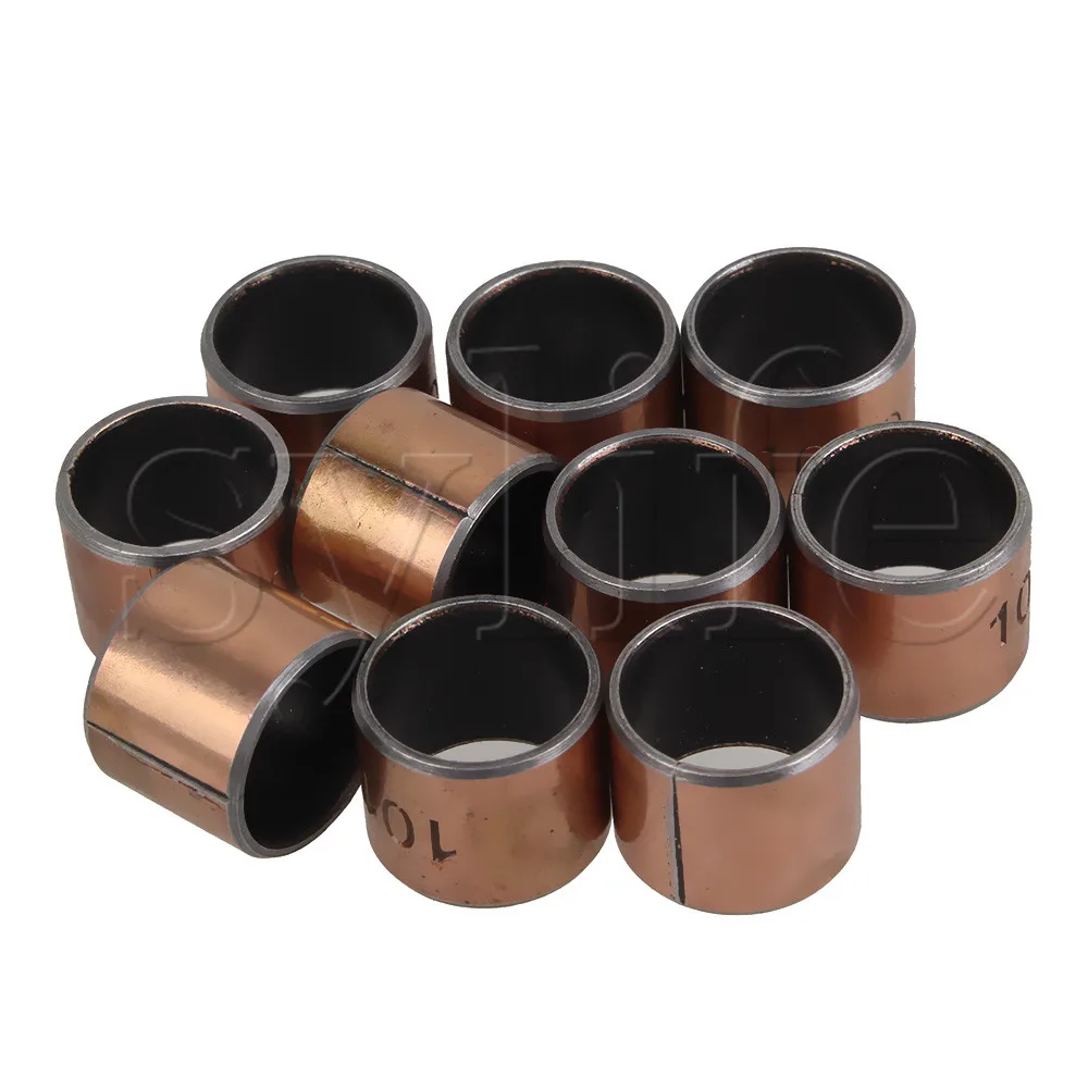 Bronze SF-1 Self Lubricating Oilless Bearing Bushing 10mm x 12mm x10mm Pack Of 10