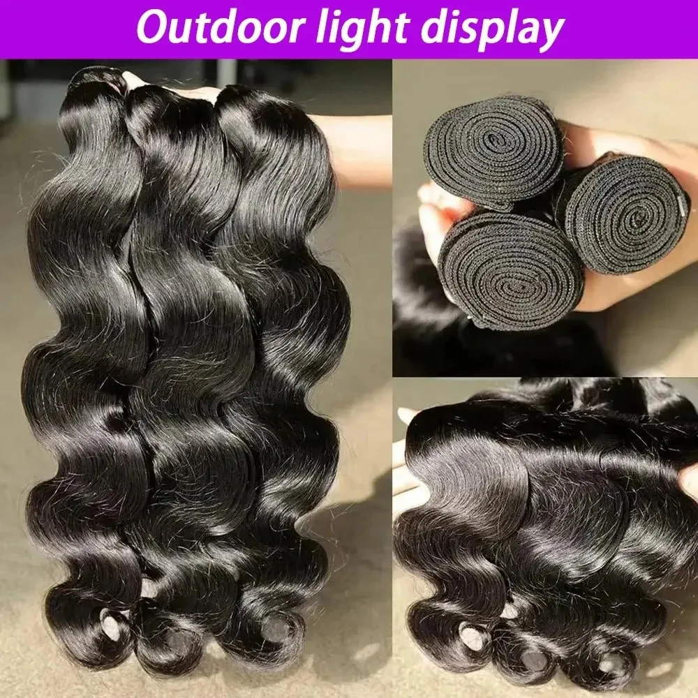 Body Wave Brazilian Human Hair Bundles Unprocessed Virgin  display picture 3