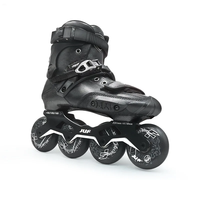 Fiber Roller Skating Shoes, Fancy Skating Professional Brake Flat Shoes