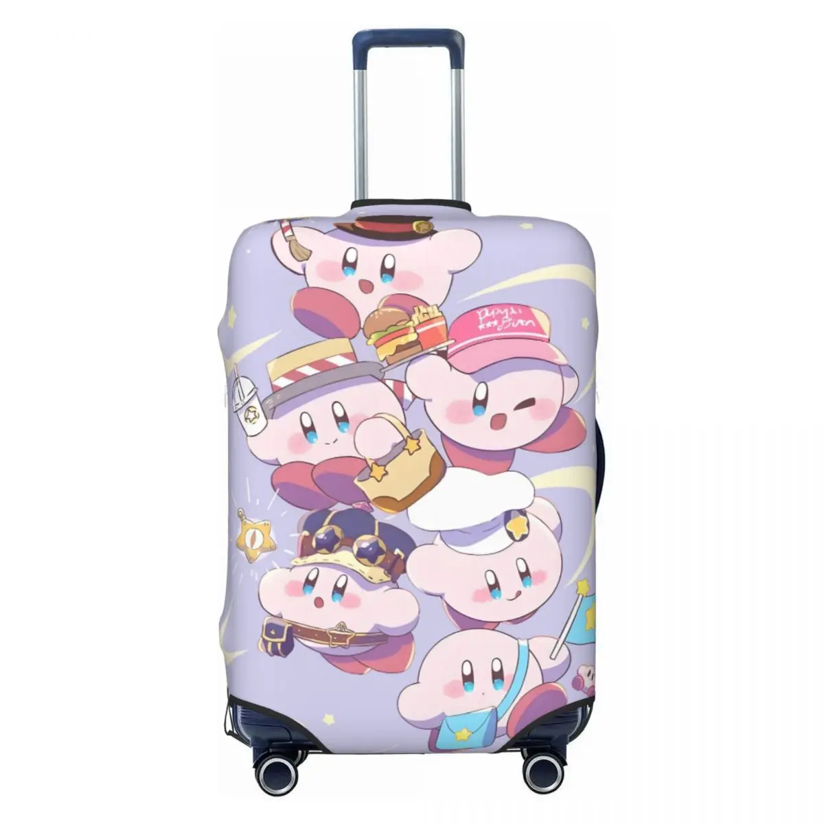 

Чехол для чемодана с изображением Кирби, забавный чехол с классическими игровыми персонажами, защитный чехол для чемодана с изображением животных, подходит для чемоданов 18-32 дюймов