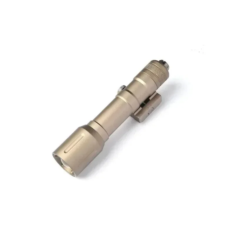 Zoomable Super Bright Metal Flashlight with Remote Tail Switch Rail Mount for Outdoor Camping Hiking