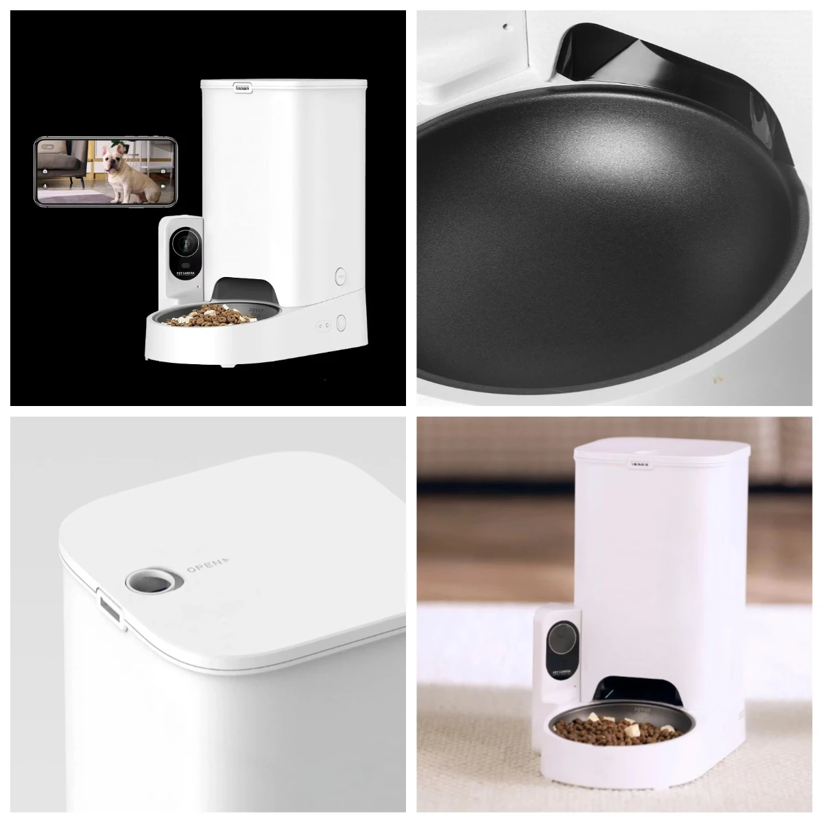 Suitable for remote AI viewing camera intelligent pet feeder (Chinese version)