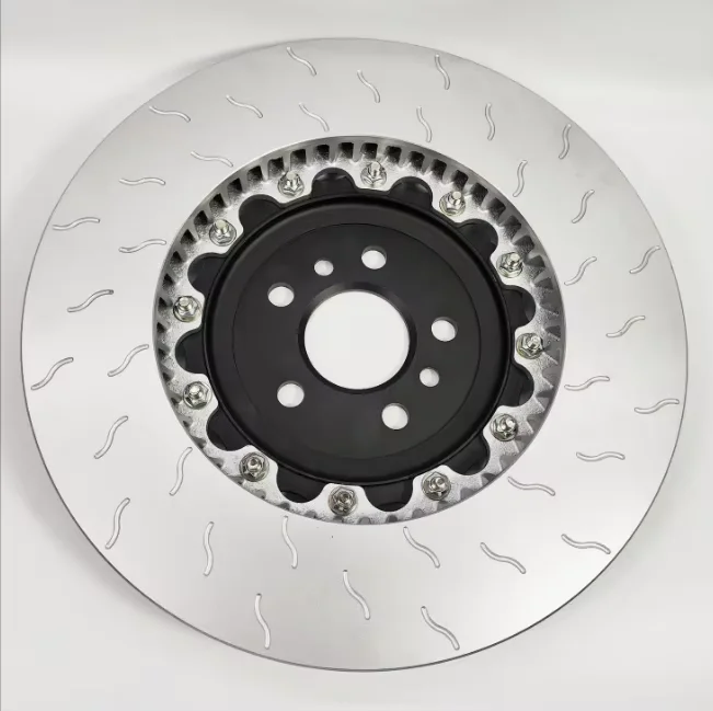 For Front Brake Rotor Brake System Autoparts 2-piece Vent and Floating Brake Disc for BMW OE#34116855006 312*24mm