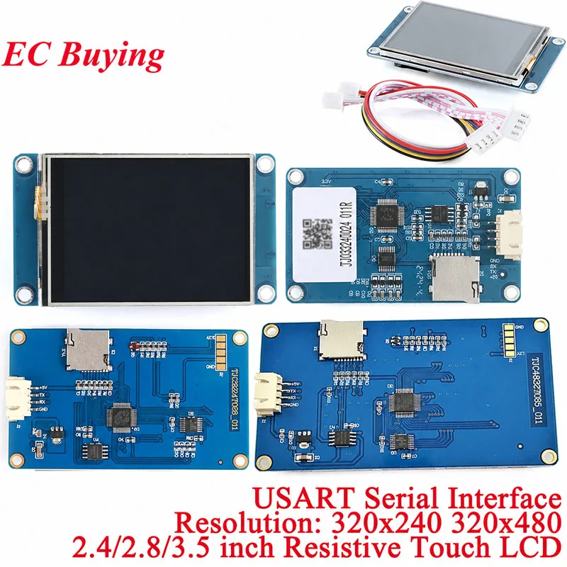 2.2 2.4 2.8 3.5 5 Inch USART HMI Intelligent Smart USART UART 2.2