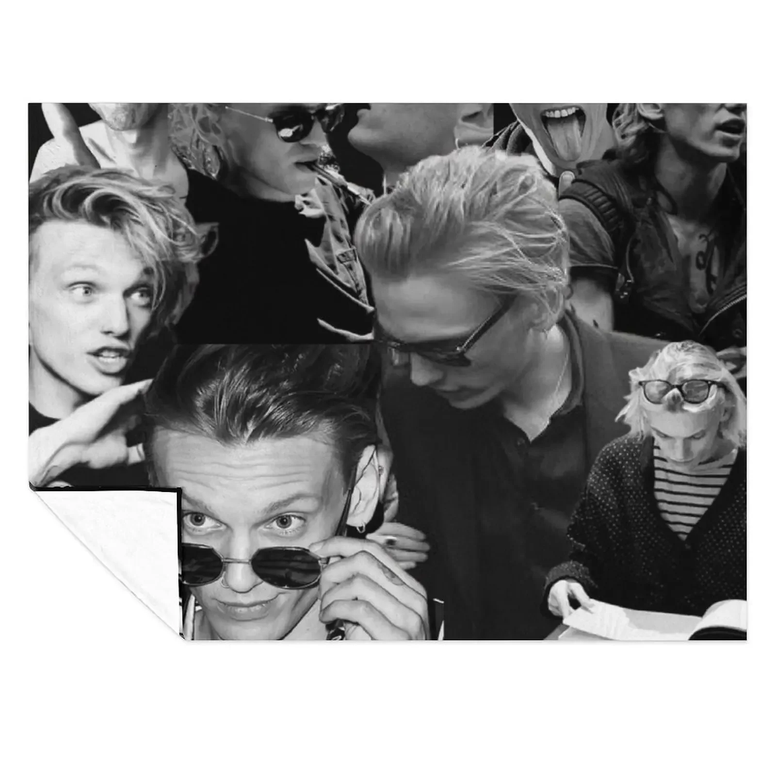 

Jamie bower collage Throw Blanket Soft Big Picnic Luxury Designer Tourist Blankets