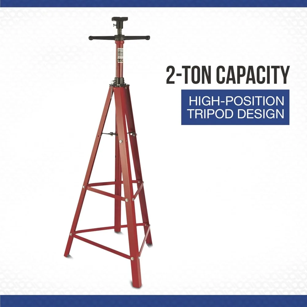Podnośnik statywowy o udźwigu 2 ton do podnoszenia pojazdów na dużych wysokościach z zwiększoną stabilnością