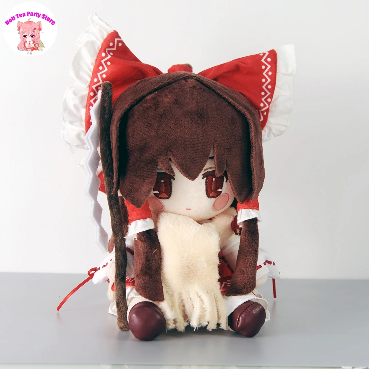 Hakurei Reimu فتاة فومو دمية أفخم دمية محشوة لطيف أنيمي توهو مشروع دمية التميمة تأثيري هدايا عيد الميلاد #6