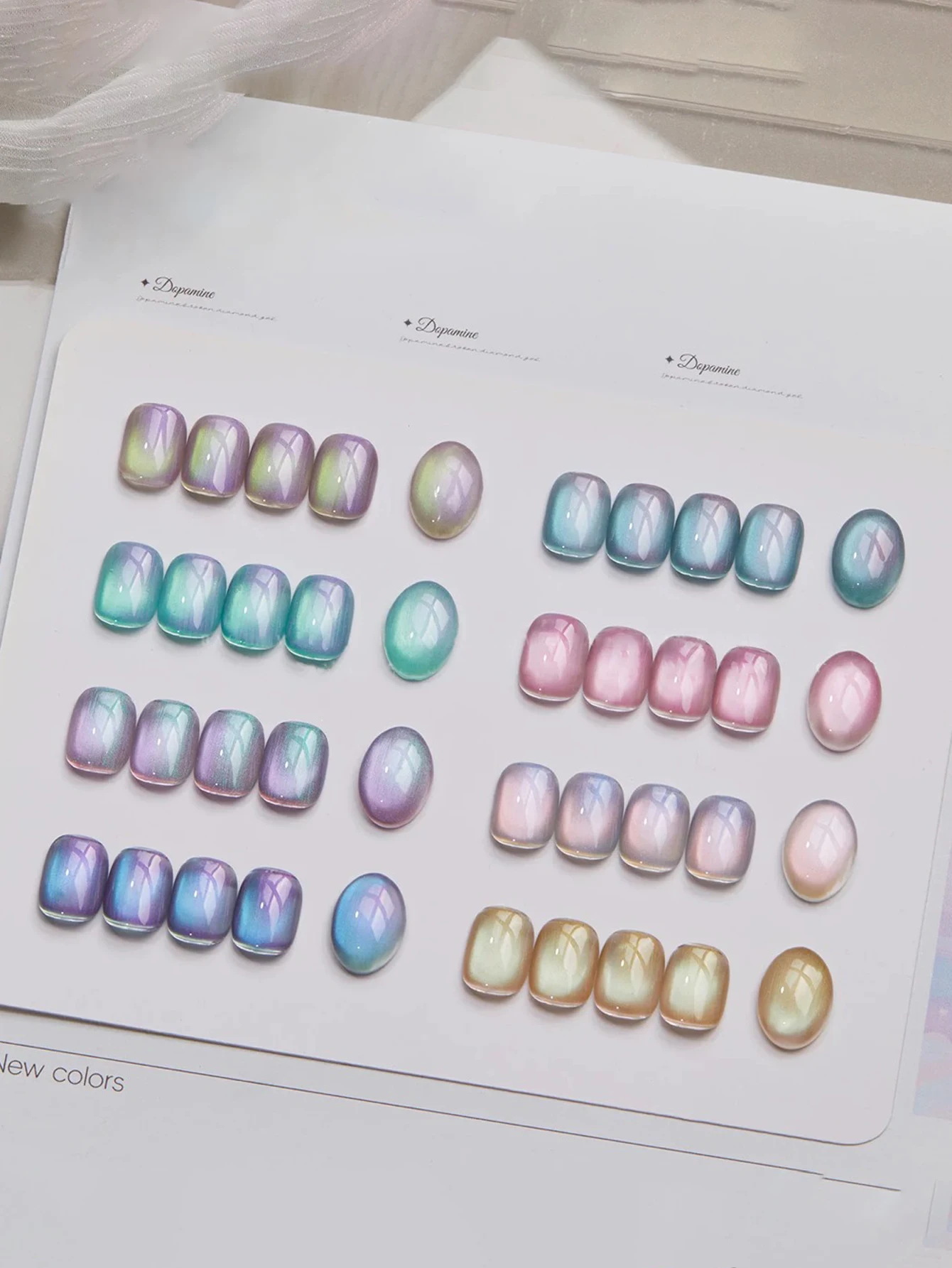 15ml Jesienny Lakier Hybrydowy Aurora Efekt Kociego Oka UV LED do Utwardzania Prezent dla Kobiet Zestaw do Stylizacji Paznokci Codzienne Użytkowanie DIY