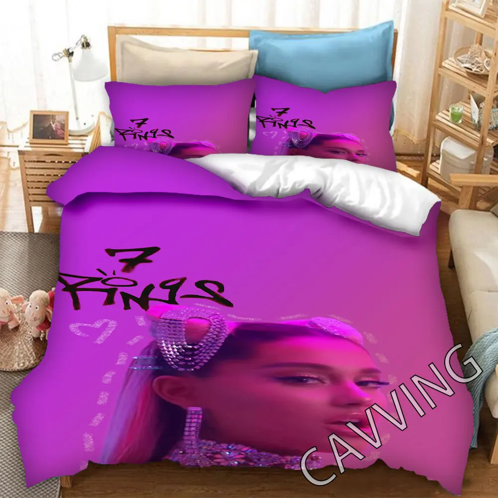 Ariana Grande 3D Bedding Set Duvet Covers & Pillow Cases Comforter Quilt Cover Home Textile (US/EU/AU Sizes)   K02