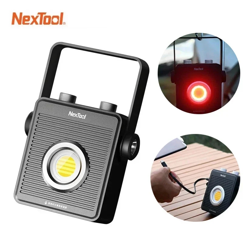 NexTool Outdoor Flashlight 1800LM 13500mAh Portable Camping Lamp Super Bright Waterproof Spotlight Home Emergency Light