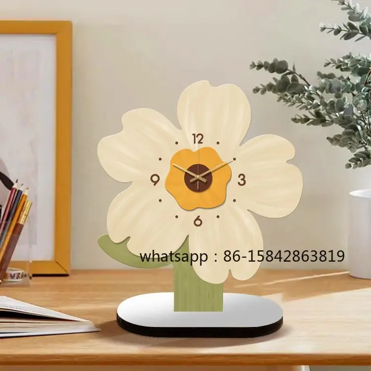 Simple and Modern Desktop Ornaments, Small Fresh Clocks and Watches, Light Luxury and High-end Living Room Decorations