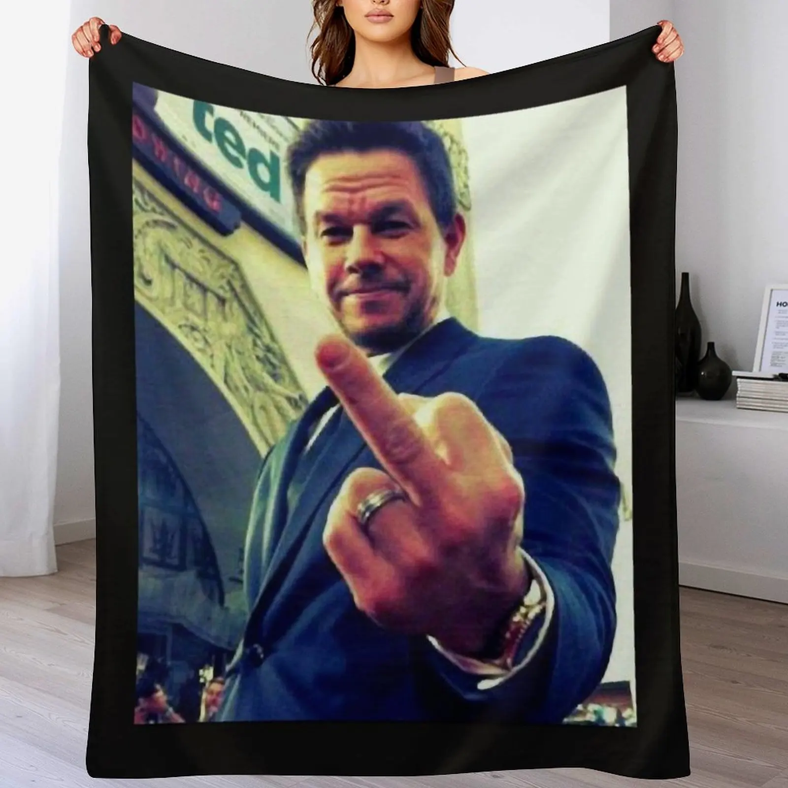 mark wahlberg Throw Blanket Thin Soft Blanket for Summer Night Sleeping