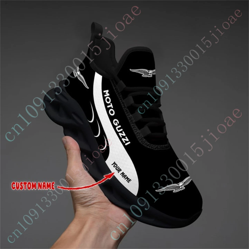 Moto Guzzi Male Sneakers Lightweight Unisex Tennis Casual Running Shoes Sports Shoes For Men Big Size Men's Sneakers Custom Logo