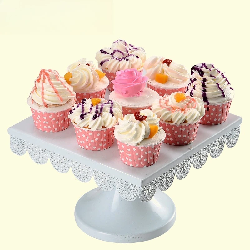 

European Retro Cake Stand Wedding Props Art Dessert Table High Tray Snack Plate