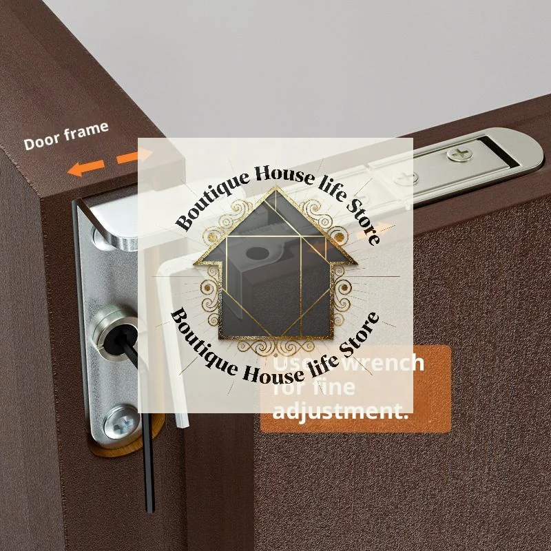 2 قطعة مفصلات مخفية للأبواب ثلاثية الأبعاد قابل للتعديل قطب غير مرئية العالم المفصلي سبائك الزنك الباب المفصلي الأثاث الأجهزة #1