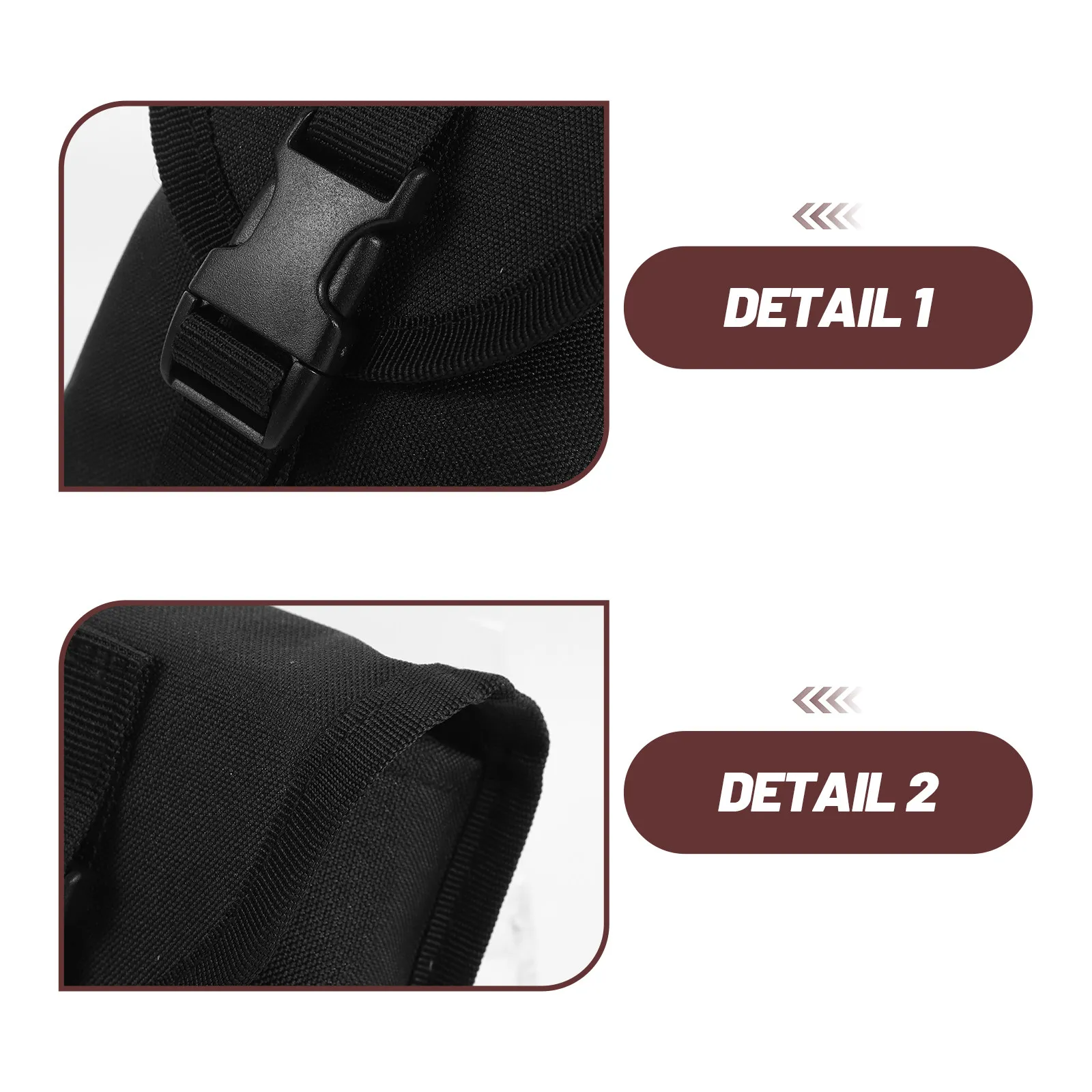 2Pcs Weight Waist Bag for Freediving and Scuba Diving Quick Release Buckle Waterproof Breathable Dive Weight Storage Pouch