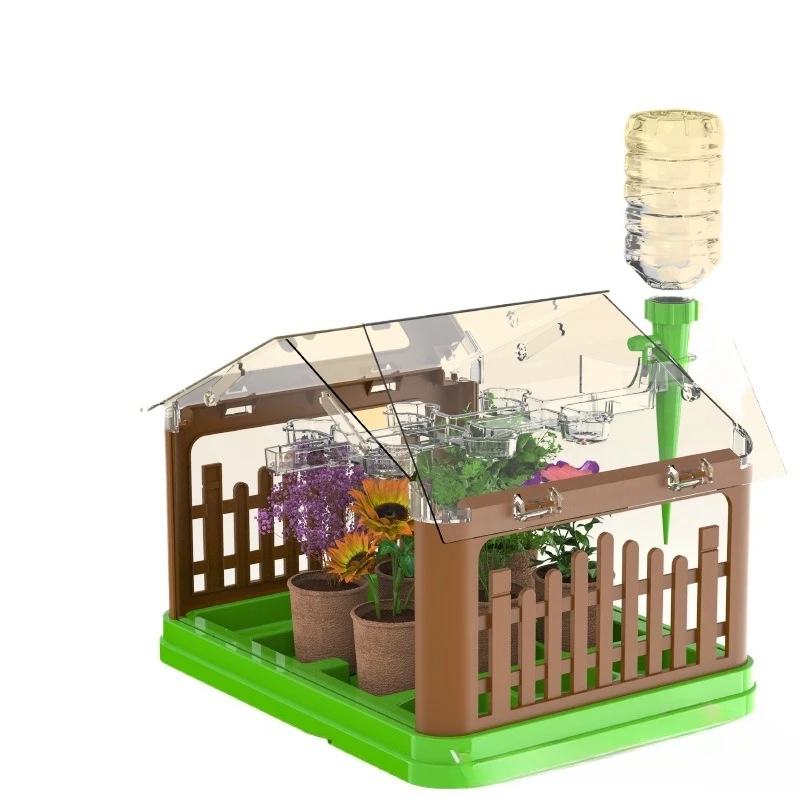 

Children's planting science experimental toy set, sun room, student record observation box, culture potted plants
