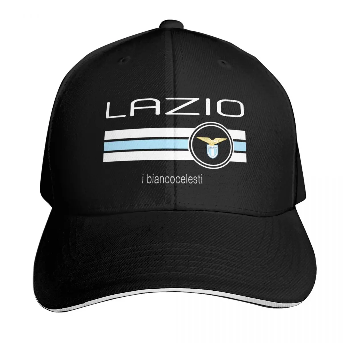 Série A - Lazio (Home Sky) Boné de beisebol, bonés de pesca, bonés de sol para homens, chapéus de praia, chapéus de Natal para mulheres e homens