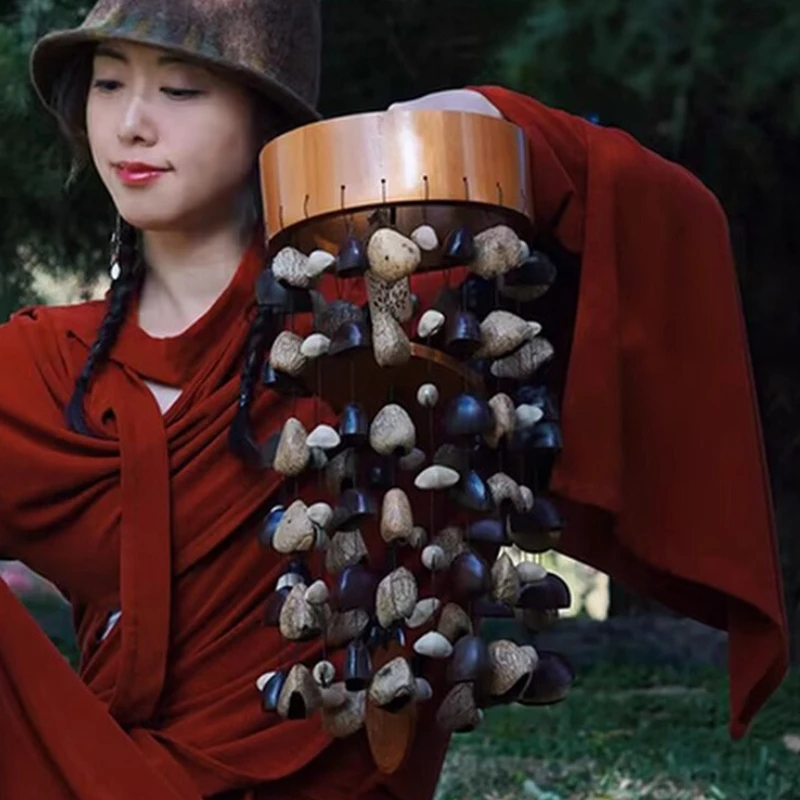 

Медитация, фруктовая ракушка, колокольчик, йога, звук, исцеление, орех, колокольчики, подвесной садовый колокольчик, натуральный расслабляющий мембранный кольцо, колокольчики