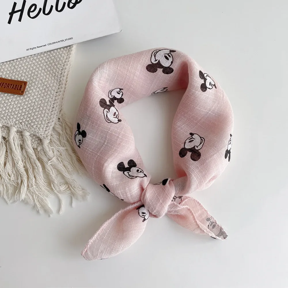 디즈니 미키 어린이 스카프 만화 삼각형 스카프 아기 제비 스카프 아기 귀여운 스카프 도매