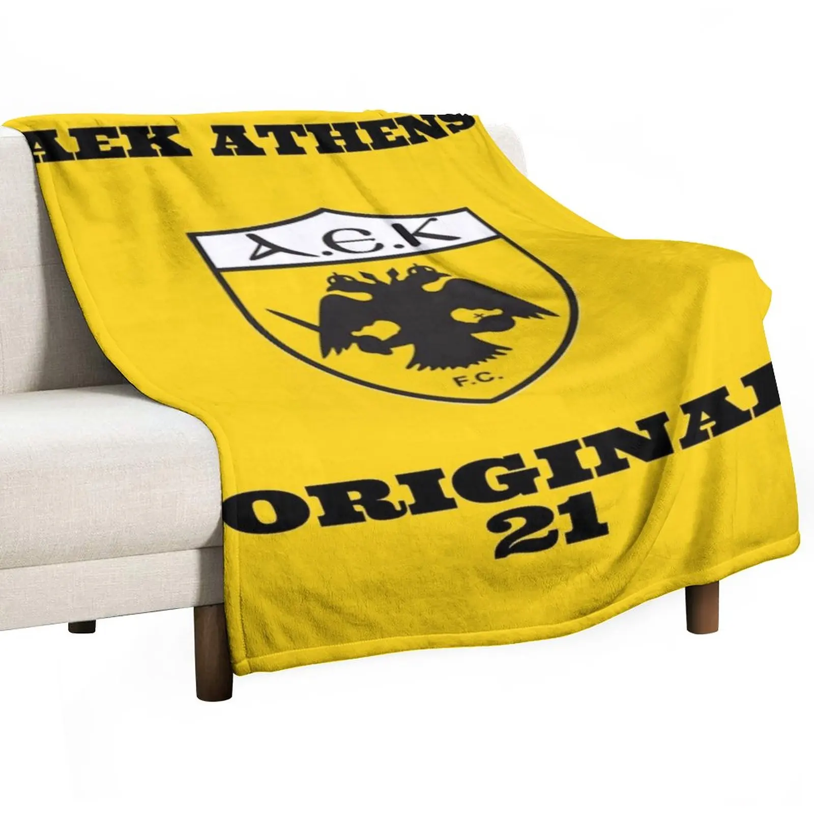 

AEK ATHENS FC Throw Blanket Travel For Baby Retros Blankets