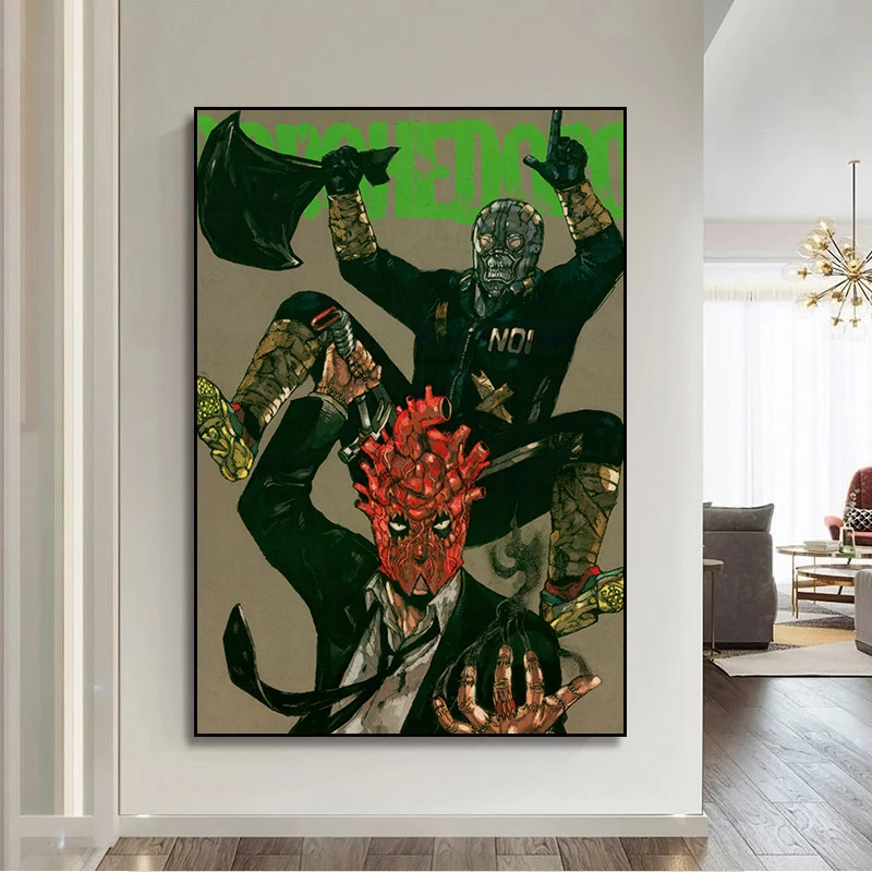 Dorohedoro Vintage Posters Kraft Paper Sticker Home Bar Cafe Wall Decor