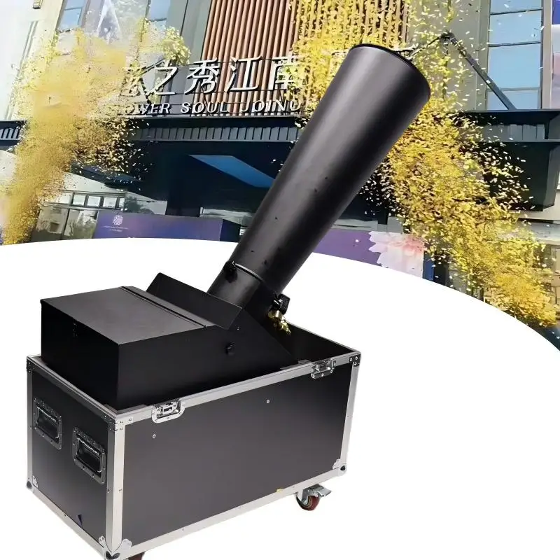 Ręczny wystrzeliwacz konfetti CO2, maszyna do wystrzeliwania konfetti na scenę, imprezy, występy, do użytku wewnątrz i na zewnątrz.