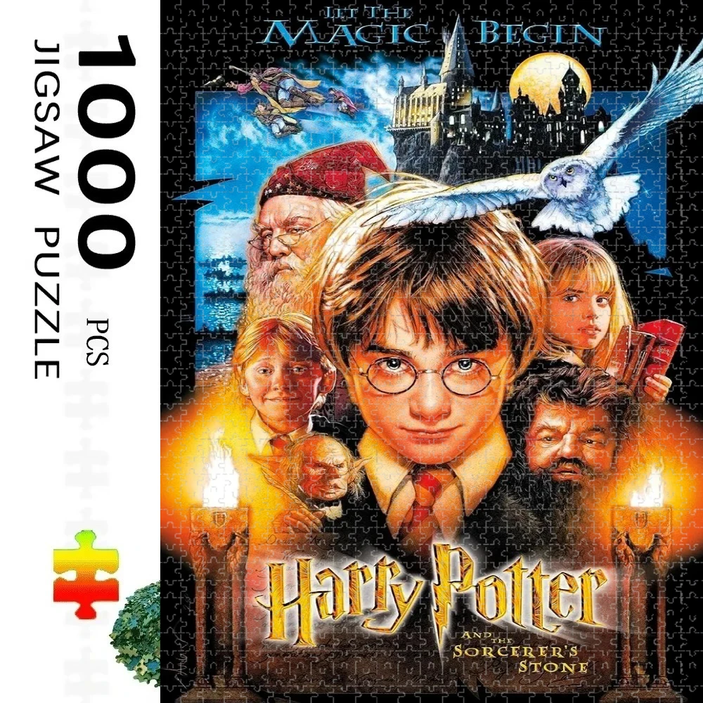 

Пазл-головоломка «Гарри Поттер» (500/1000 деталей), классическая развивающая игрушка, праздничный подарок, идеально подходит для творчества и развлечений своими руками