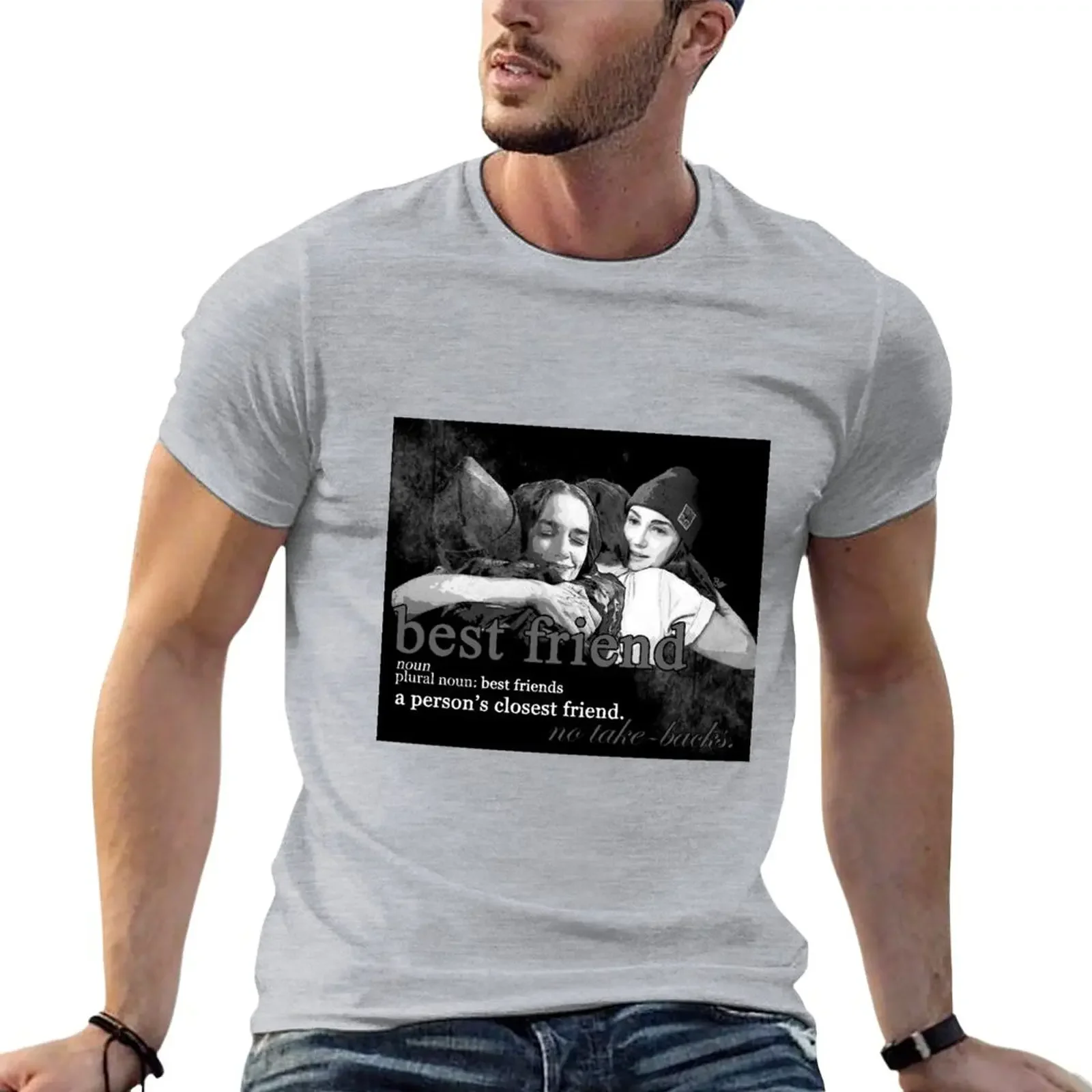 

wynaught - best friends T-Shirt heavyweights vintage clothes workout shirts for men