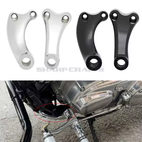 for Harley Sportster XL883 XL 1200 883 2004-2021 Forward Controls Kit Complete Front Foot Peg Rest Mounts Linkages &amp; Levers