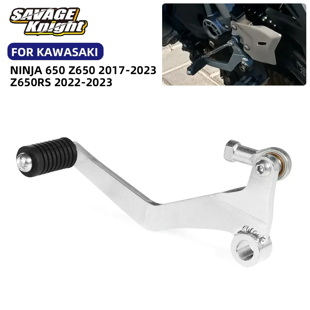 

Left Gear Shift Lever For KAWASAKI Z650 2017-2023 NINJA 650 2021 2022 Pedal Adjustable Heel Shifter Lever Motorcycle Accessories