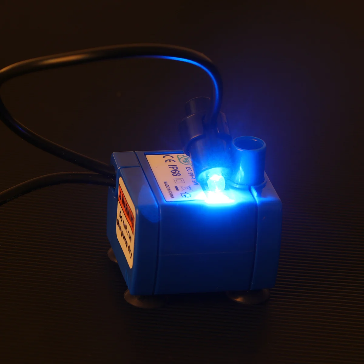 

Pet Water Feeder Pump LED Light Design Automatic Water Supply Safe Environmental Friendly High Density Engineering Home Use