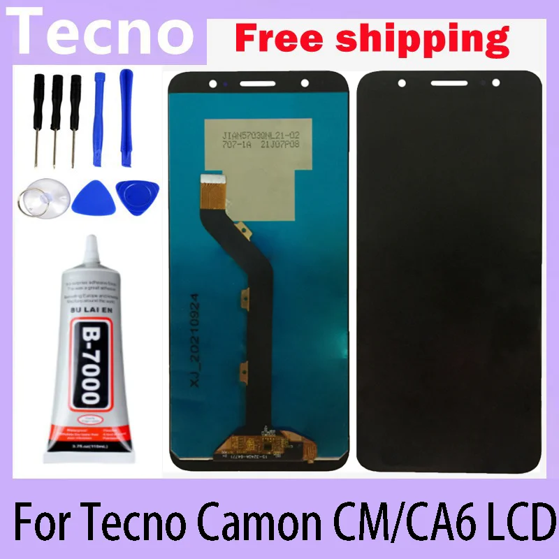 

For Tecno CA6 Camon cm LCD Display Complete Touch Screen Glass Replacement Assembly