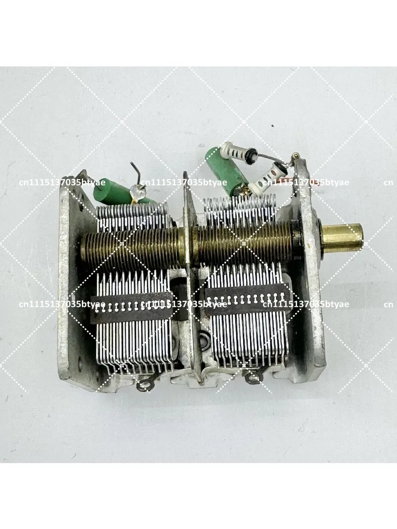 365PF*2 Dual Variable Capacitor, 410PF Actual for Tube Radio & Vintage Electronics