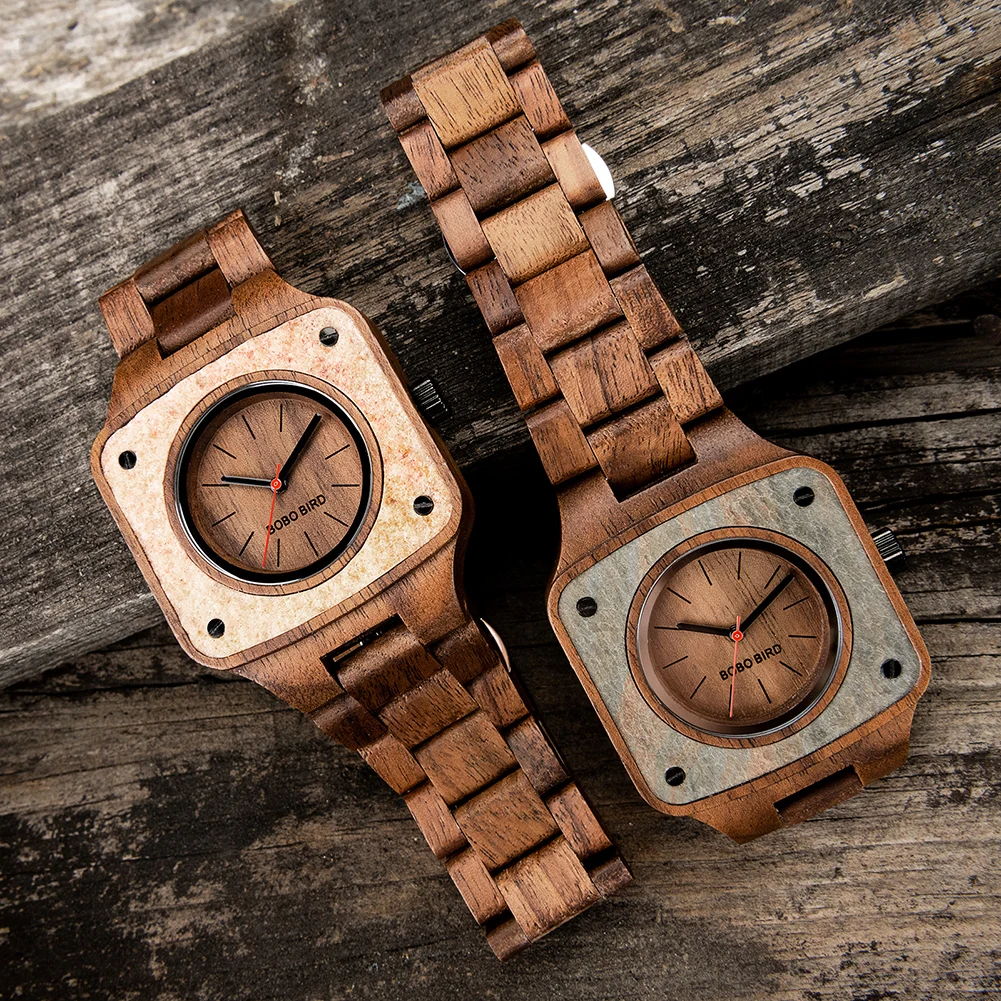 

BOBO BIRD Montre Homme Watch for Men Fashion Retro Wooden Quartz Wristwatch Relogio Masculino Dropshipping Gift Box