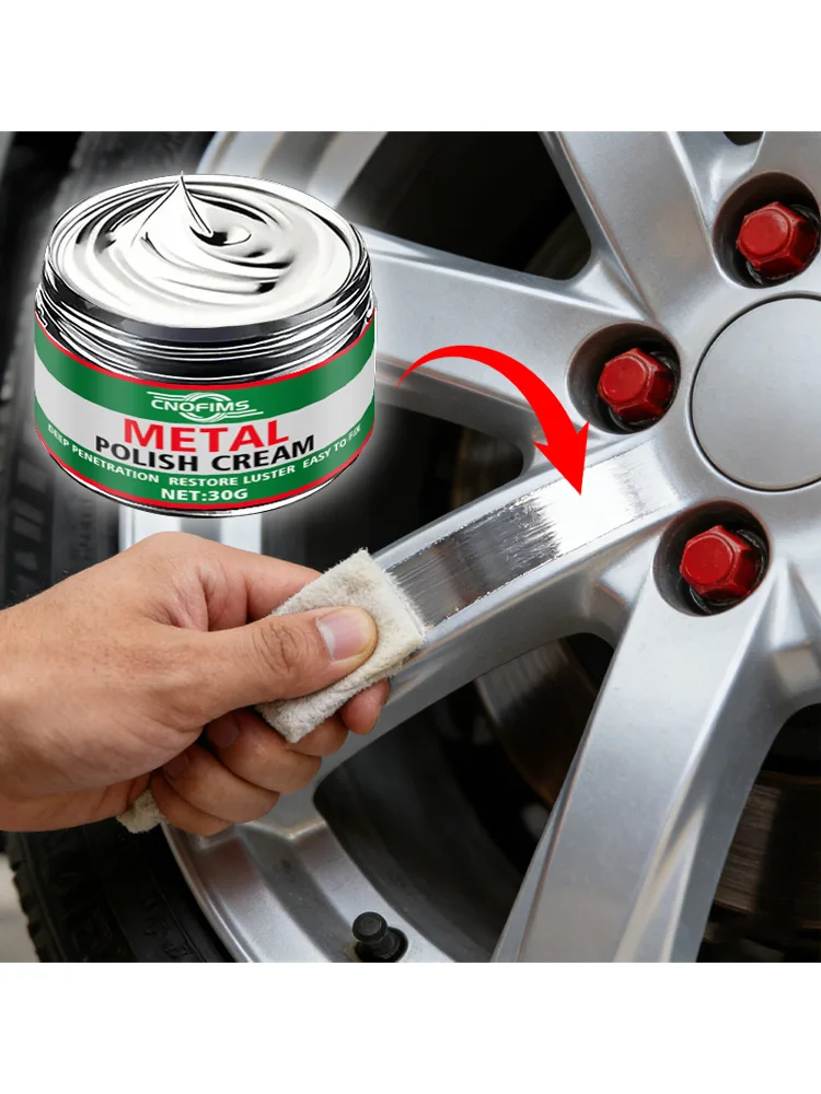 [Metaalpoetsmiddel en restauratie]: Heavy-duty, citroengeurende glans voor auto/motor/keuken/bad - afbeelding 2