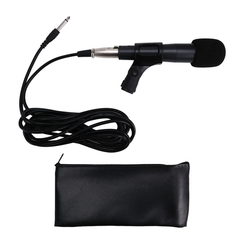 SM57 Mini Dynamic Microphone Stereo Studio Mic KTV Wired Handheld Mic Universal For Cell Phone PC Voice Recording