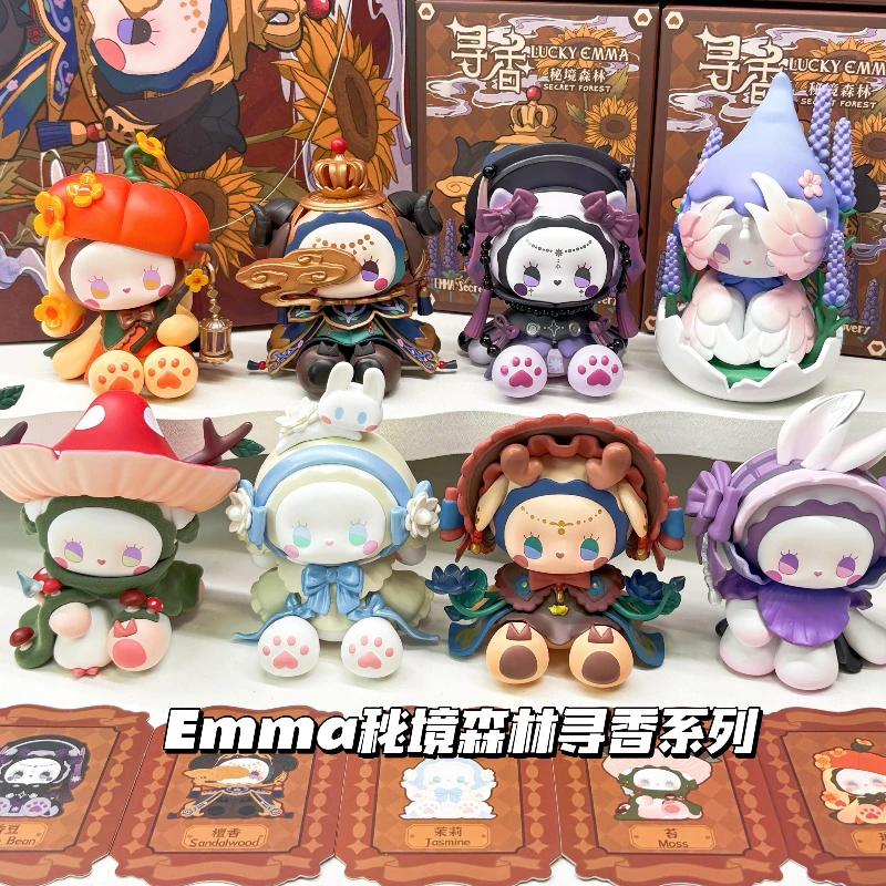 

Lucky Emma Secret Forest Perfume Discover Series слепая коробка игрушки-сюрприз Mystery Box Kawaii аниме фигурка кукла модель Декор подарки