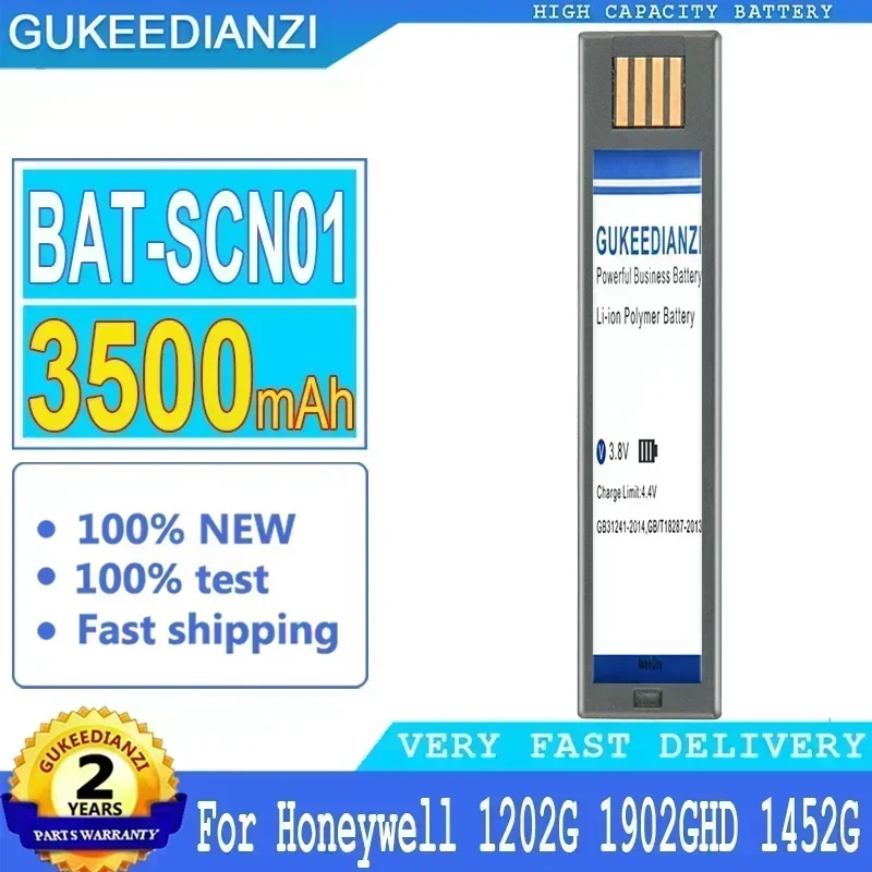 

Аккумуляторы для мобильных телефонов большой емкости 3500 мАч для Honeywell 1202G 1902GHD GSR 1452G 4820 3820 BAT-SCN01 Аккумулятор для общего сканера