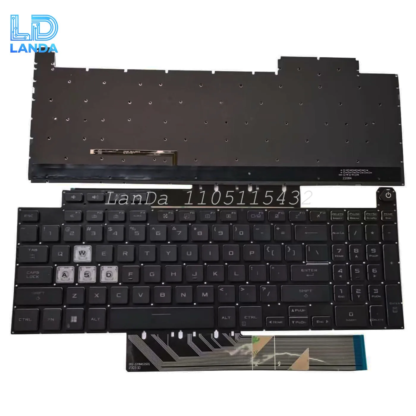 Keyboard For ASUS FX507Z /ZC /ZE /ZM /ZR FA507R FX707 FX517 GA507 RGB Backlit