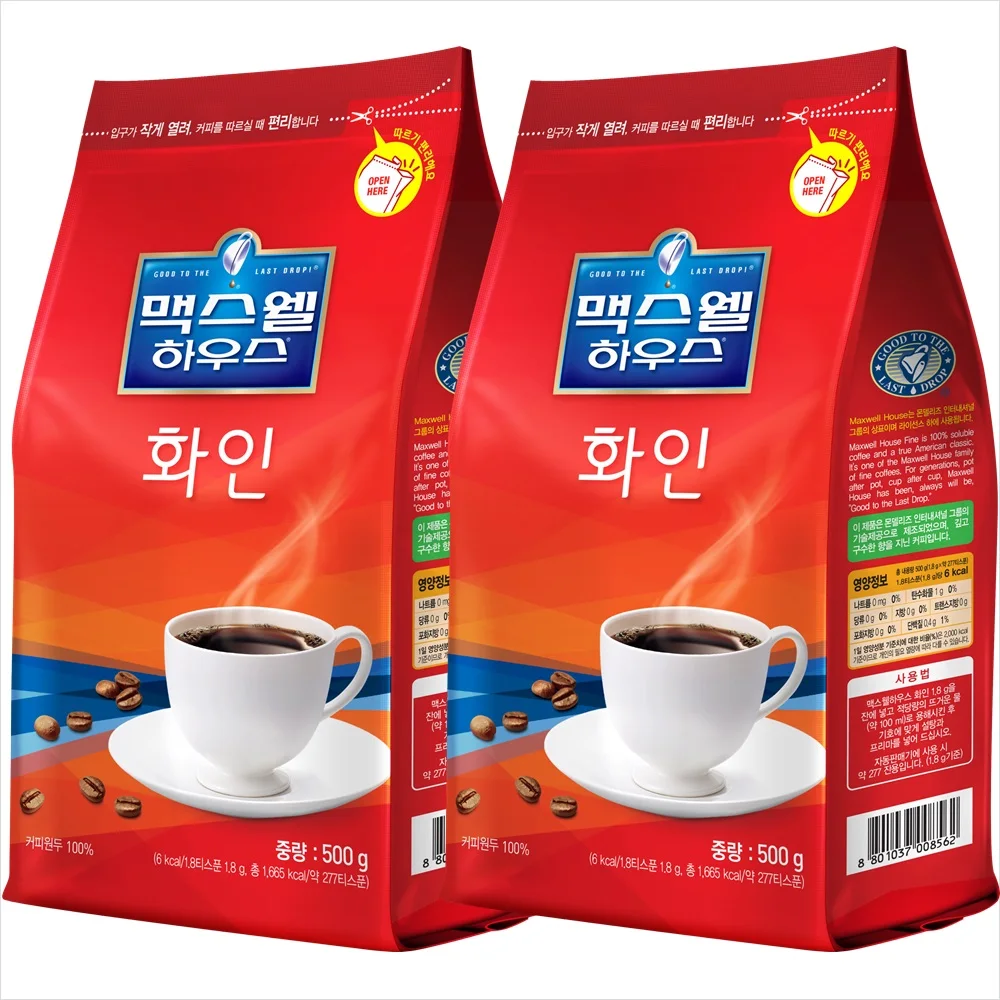Dongsuh Maxwell House Hwa-In 500g X 2 (اشتري مجموعتين واحصل على 1000 Won Off X عمر الرف الطويل) #1
